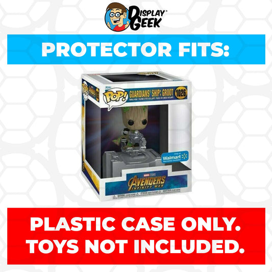 Pop Protector for Guardians Ship Groot in Benatar #1026 Funko Pop Deluxe - PPG Pop Protector Guide Search Created by Display Geek