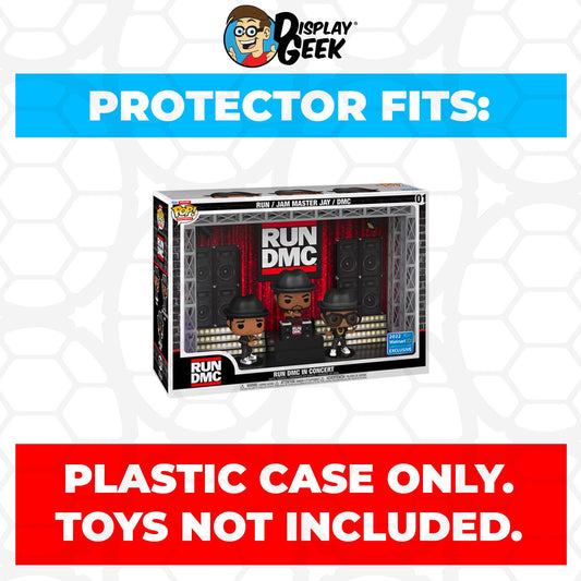 Pop Protector for Run DMC in Concert #01 Funko Pop Moment Deluxe - PPG Pop Protector Guide Search Created by Display Geek