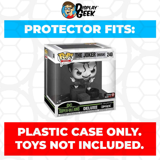 Pop Protector for The Joker Hush Jim Lee Black & White #240 Funko Pop Deluxe - PPG Pop Protector Guide Search Created by Display Geek