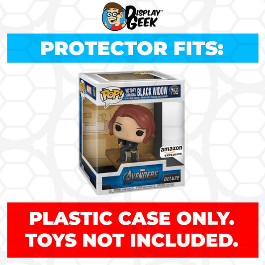 Pop Protector for Victory Shawarma Black Widow #759 Funko Pop Deluxe - PPG Pop Protector Guide Search Created by Display Geek