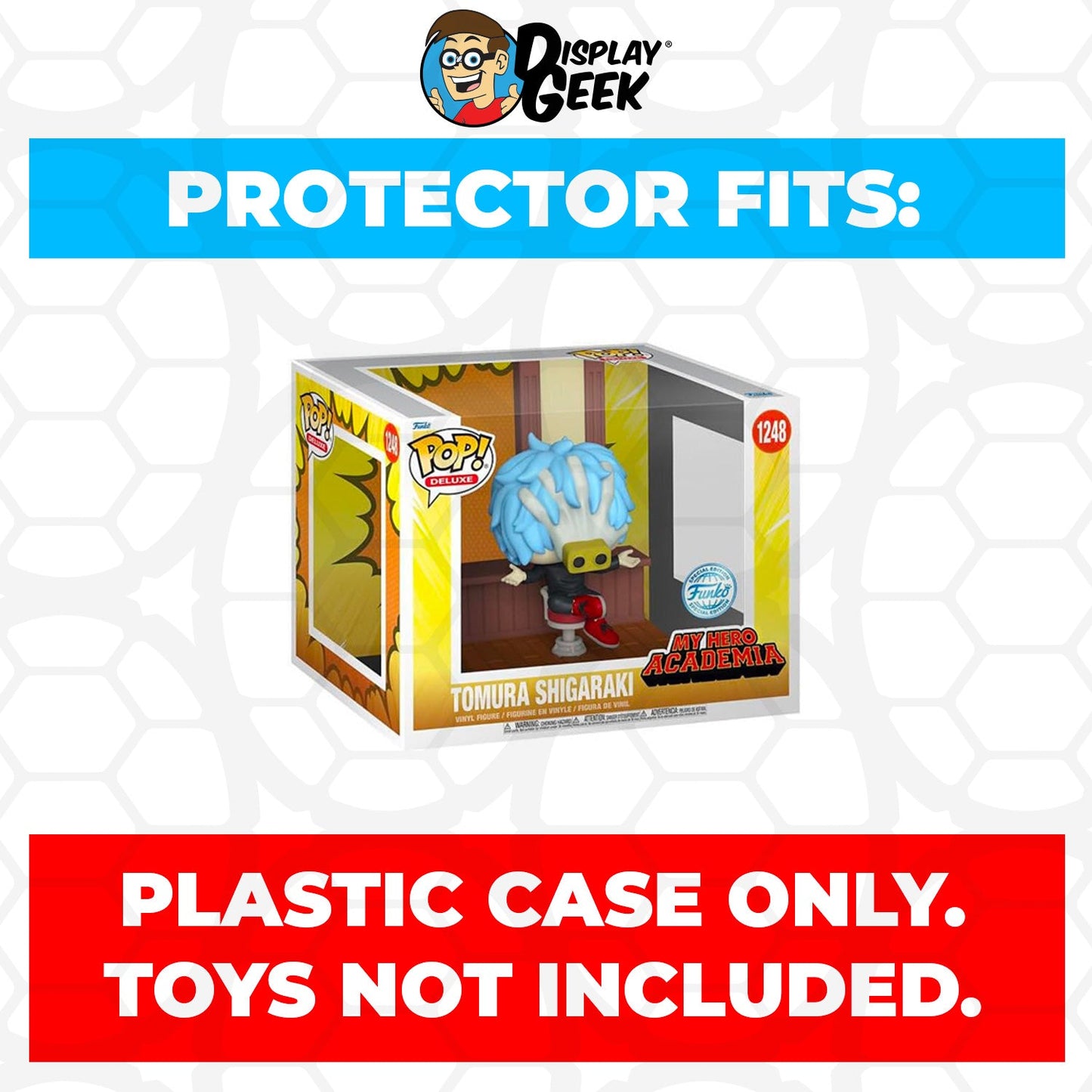 Pop Protector for Villain's Hideout Tomura Shigaraki #1248 Funko Pop Deluxe - PPG Pop Protector Guide Search Created by Display Geek