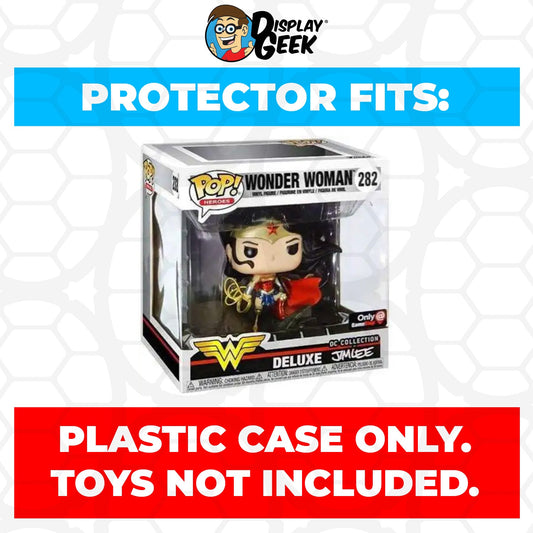 Pop Protector for Wonder Woman Jim Lee #282 Funko Pop Deluxe - PPG Pop Protector Guide Search Created by Display Geek