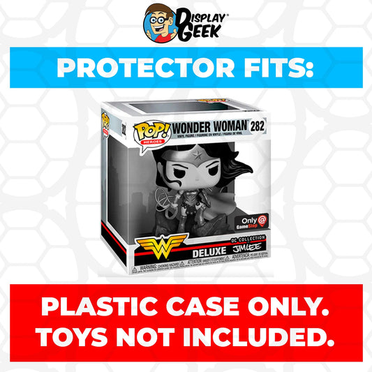 Pop Protector for Wonder Woman Jim Lee Black & White #282 Funko Pop Deluxe - PPG Pop Protector Guide Search Created by Display Geek
