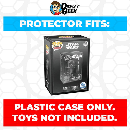 Pop Protector for Darth Vader Chase Silver #02 Funko Pop Die-Cast Outer Box - PPG Pop Protector Guide Search Created by Display Geek