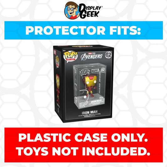 Pop Protector for Iron Man #02 Funko Pop Die-Cast Outer Box - PPG Pop Protector Guide Search Created by Display Geek