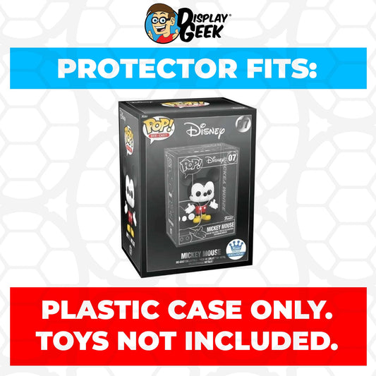 Pop Protector for Mickey Mouse Chase Silver #07 Funko Pop Die-Cast Outer Box - PPG Pop Protector Guide Search Created by Display Geek
