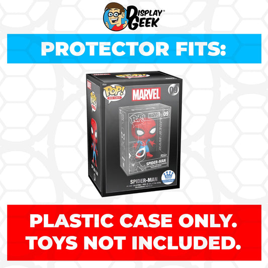 Pop Protector for Spider-Man Chase Silver #09 Funko Pop Die-Cast Outer Box - PPG Pop Protector Guide Search Created by Display Geek