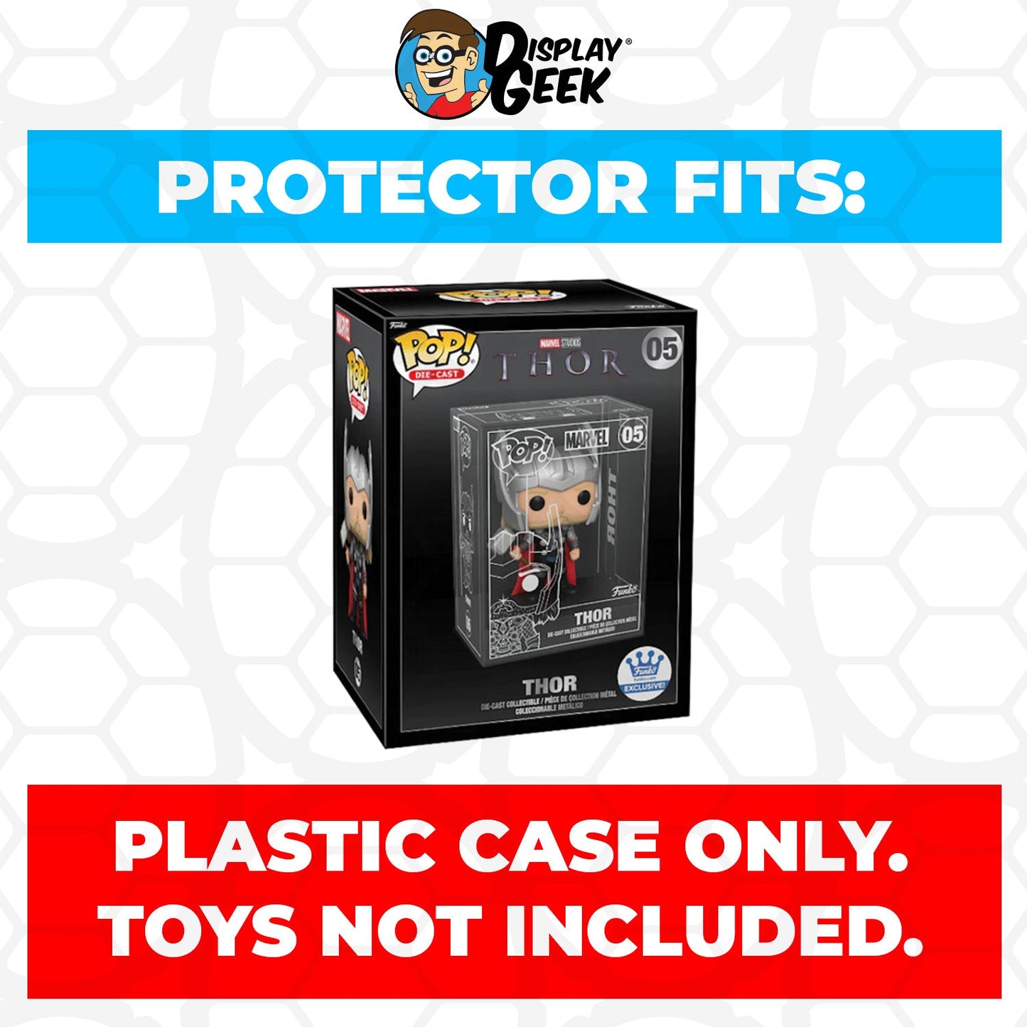 Pop Protector for Thor #05 Funko Pop Die-Cast Outer Box - PPG Pop Protector Guide Search Created by Display Geek