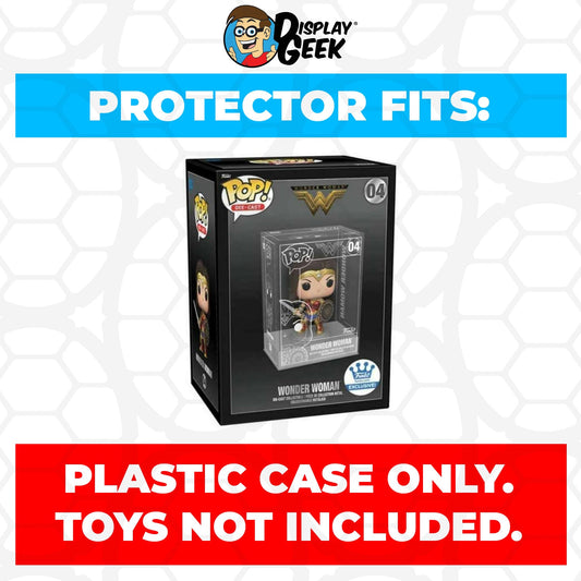 Pop Protector for Wonder Woman #04 Funko Pop Die-Cast Outer Box - PPG Pop Protector Guide Search Created by Display Geek
