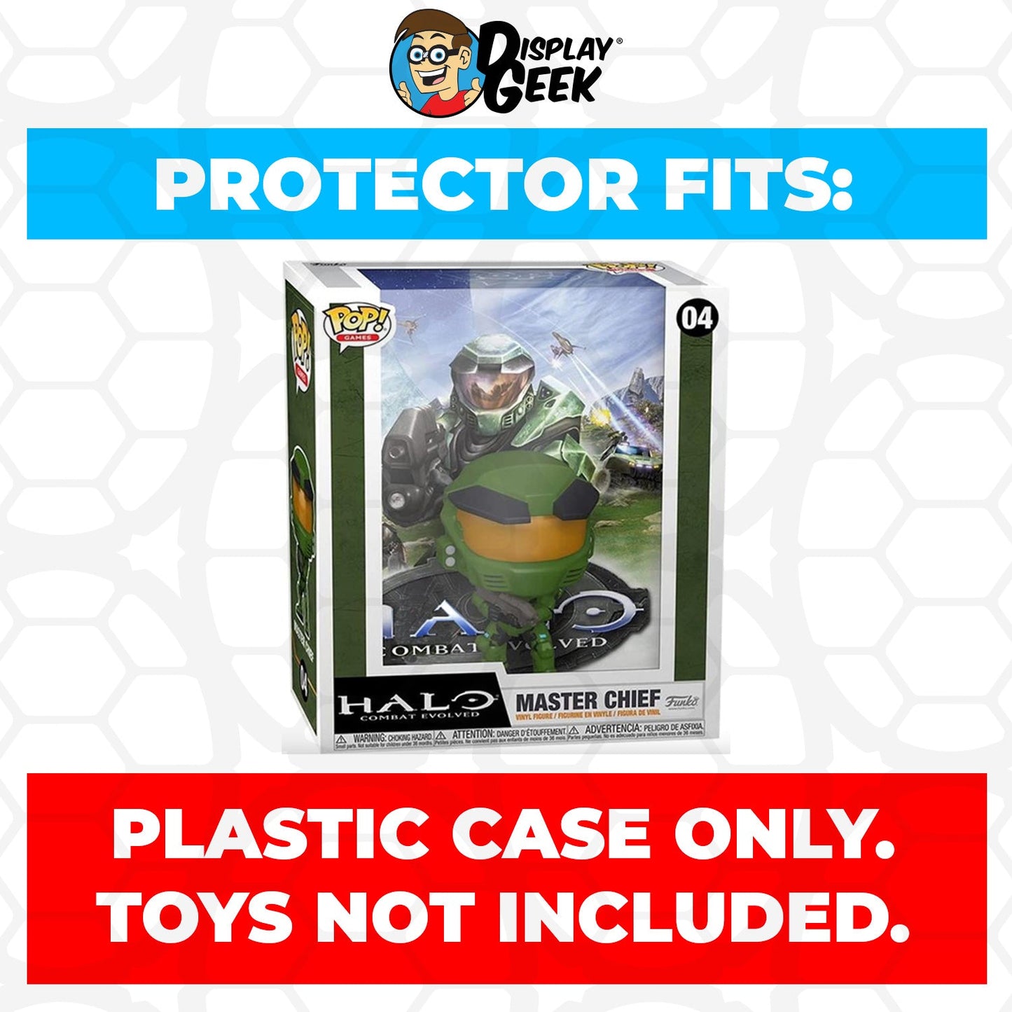 Pop Protector for Halo Master Chief #04 Funko Pop Game Covers - PPG Pop Protector Guide Search Created by Display Geek