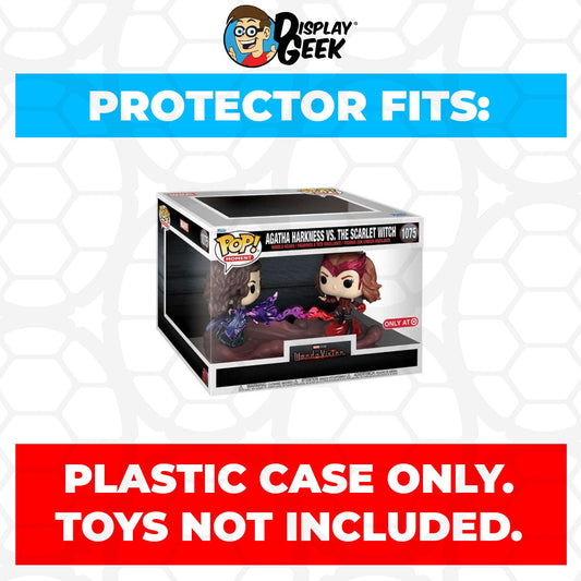 Pop Protector for Agatha Harkness vs The Scarlet Witch #1075 Funko Pop Moment - PPG Pop Protector Guide Search Created by Display Geek
