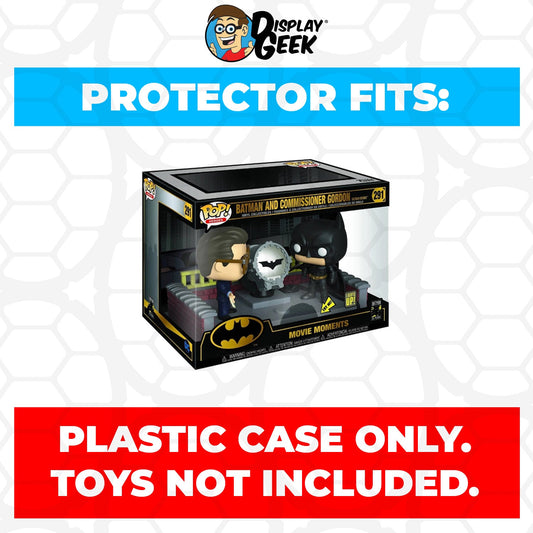 Pop Protector for Batman & Commissioner Gordon #291 Funko Pop Movie Moments - PPG Pop Protector Guide Search Created by Display Geek