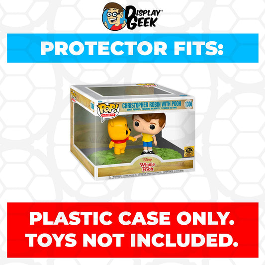 Pop Protector for Winnie the Pooh Christopher Robin with Pooh #1306 Funko Pop Moment - PPG Pop Protector Guide Search Created by Display Geek
