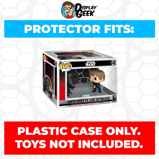 Pop Protector for Darth Vader vs Luke Skywalker #612 Funko Pop Moment - PPG Pop Protector Guide Search Created by Display Geek