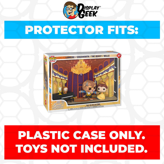 Pop Protector for Beauty and the Beast Tale as Old as Time #07 Funko Pop Moment Deluxe - PPG Pop Protector Guide Search Created by Display Geek