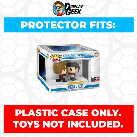 Pop Protector for Kirk and Spock from the Wrath of Khan #1197 Funko Pop Moment - PPG Pop Protector Guide Search Created by Display Geek