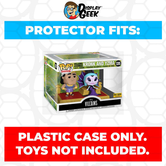Pop Protector for Villains Assemble Kronk and Yzma #1205 Funko Pop Moment - PPG Pop Protector Guide Search Created by Display Geek