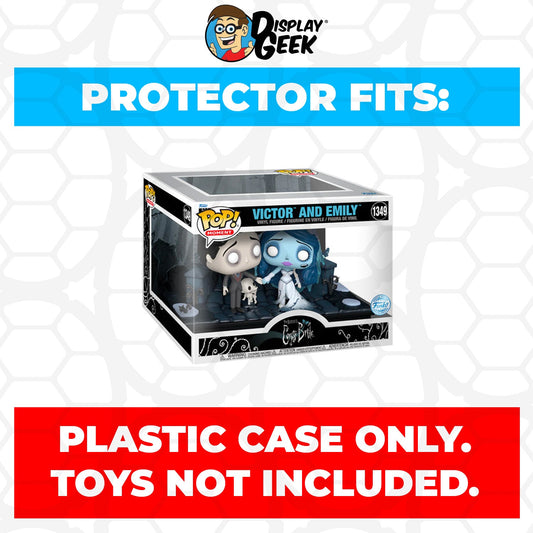 Pop Protector for Corpse Bride Victor and Emily #1349 Funko Pop Moment - PPG Pop Protector Guide Search Created by Display Geek