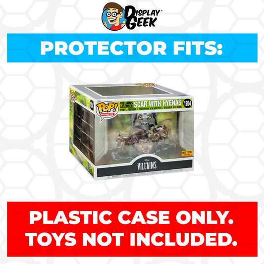 Pop Protector for Villains Assemble Scar with Hyenas #1204 Funko Pop Moment - PPG Pop Protector Guide Search Created by Display Geek