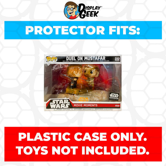 Pop Protector for Duel On Mustafar #222 Funko Pop Movie Moments - PPG Pop Protector Guide Search Created by Display Geek