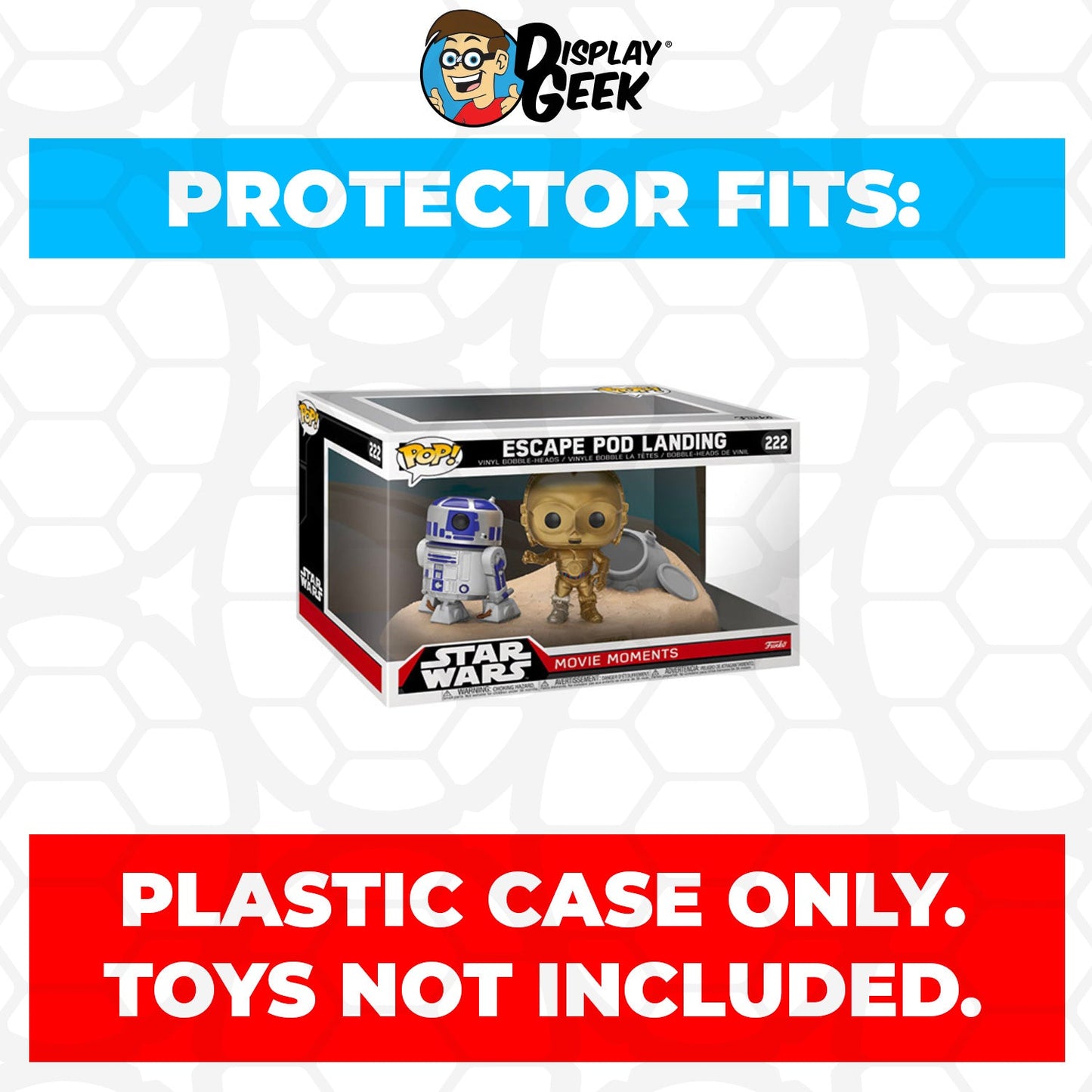 Pop Protector for Escape Pod Landing #222 Funko Pop Movie Moments - PPG Pop Protector Guide Search Created by Display Geek