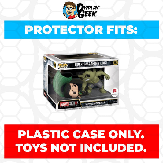 Pop Protector for Hulk Smashing Loki #362 Funko Pop Movie Moments - PPG Pop Protector Guide Search Created by Display Geek