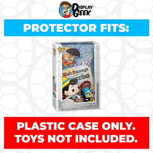 Pop Protector for Pinocchio & Jiminy Cricket #08 Funko Pop Movie Posters - PPG Pop Protector Guide Search Created by Display Geek