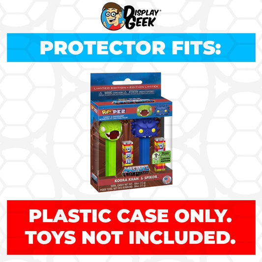 Pop Protector for 2 Pack Kobra Khan & Spikor Funko Pop Pez - PPG Pop Protector Guide Search Created by Display Geek
