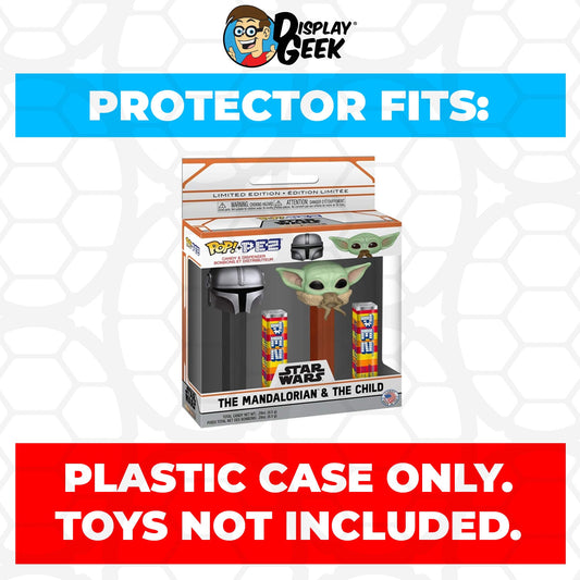 Pop Protector for 2 Pack The Mandalorian & The Child Funko Pop Pez - PPG Pop Protector Guide Search Created by Display Geek