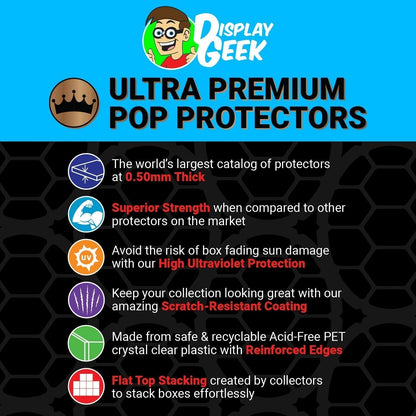 Pop Protector for 2 Pack Aziraphale & Crowley Funko Pop - PPG Pop Protector Guide Search Created by Display Geek