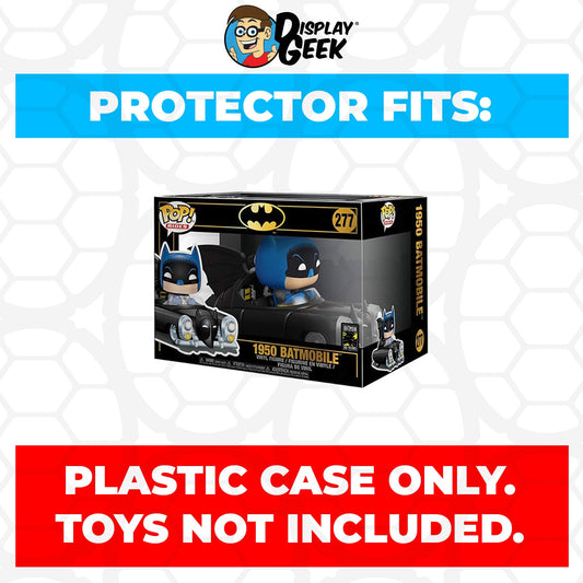Pop Protector for Batmobile 1950 Black #277 Funko Pop Rides - PPG Pop Protector Guide Search Created by Display Geek