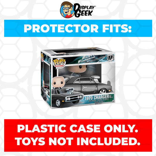 Pop Protector for Charger 1970 with Dom Toretto #17 Funko Pop Rides - PPG Pop Protector Guide Search Created by Display Geek
