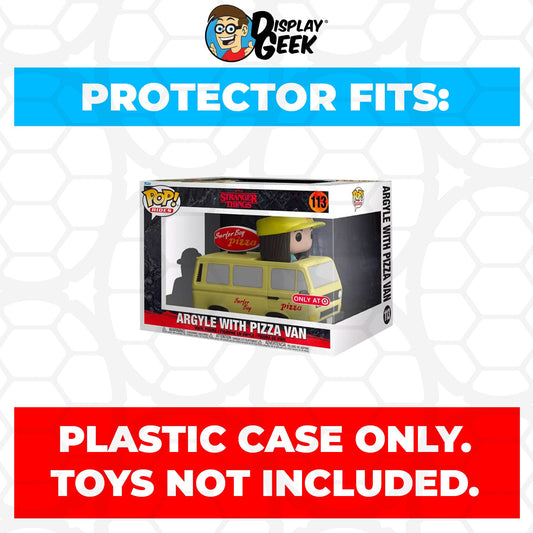 Pop Protector for Argyle with Pizza Van #113 Funko Pop Rides - PPG Pop Protector Guide Search Created by Display Geek