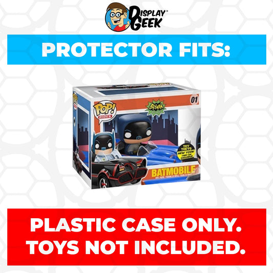 Pop Protector for Batmobile Blue NYCC #01 Funko Pop Rides - PPG Pop Protector Guide Search Created by Display Geek