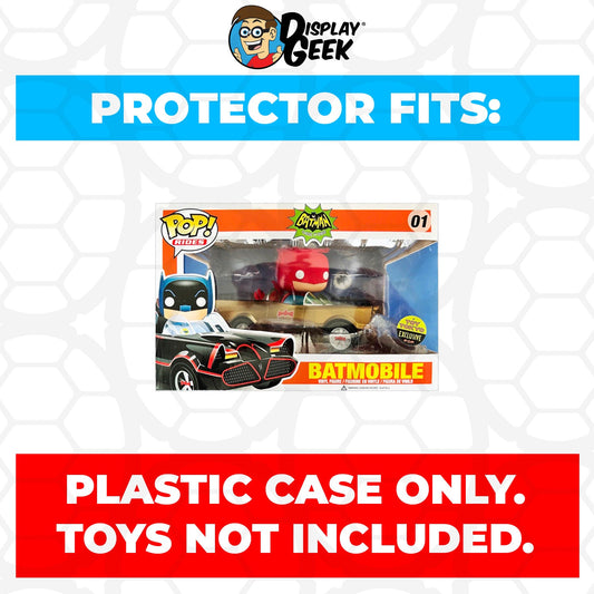 Pop Protector for Batmobile Gold SDCC #01 Funko Pop Rides - PPG Pop Protector Guide Search Created by Display Geek