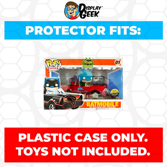 Pop Protector for Batmobile Red #01 Funko Pop Rides - PPG Pop Protector Guide Search Created by Display Geek