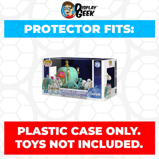 Pop Protector for Cinderella's Carriage #78 Funko Pop Rides - PPG Pop Protector Guide Search Created by Display Geek