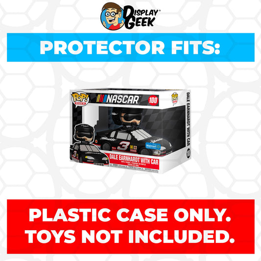 Pop Protector for Dale Earnhardt with Car #100 Funko Pop Rides - PPG Pop Protector Guide Search Created by Display Geek
