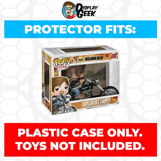 Pop Protector for Daryl Dixon's Chopper #08 Funko Pop Rides - PPG Pop Protector Guide Search Created by Display Geek