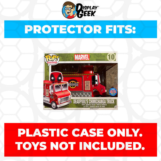 Pop Protector for Deadpool's Chimichanga Truck #10 Funko Pop Rides - PPG Pop Protector Guide Search Created by Display Geek