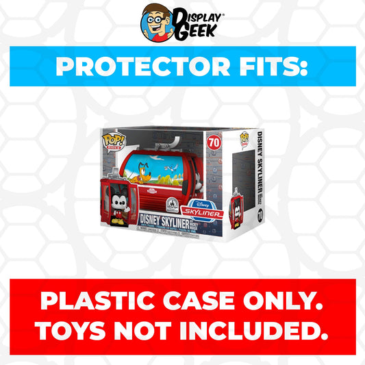 Pop Protector for Disney Skyliner and Mickey Mouse #70 Funko Pop Rides - PPG Pop Protector Guide Search Created by Display Geek