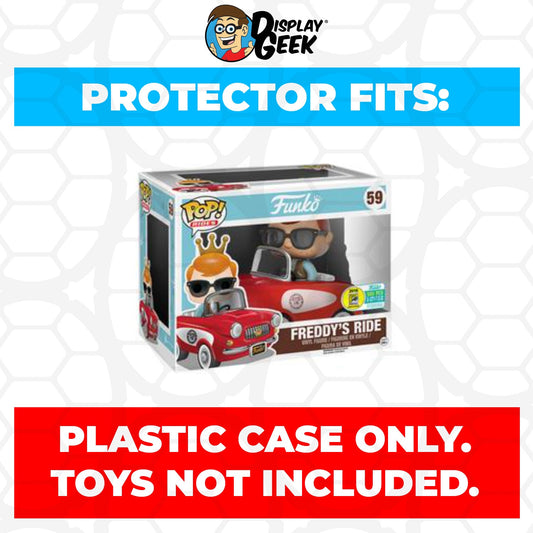 Pop Protector for Freddy's Ride Red SDCC #59 Funko Pop Rides - PPG Pop Protector Guide Search Created by Display Geek