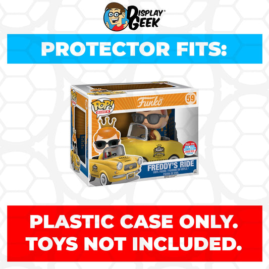 Pop Protector for Freddy's Ride Yellow Taxi NYC #59 Funko Pop Rides - PPG Pop Protector Guide Search Created by Display Geek