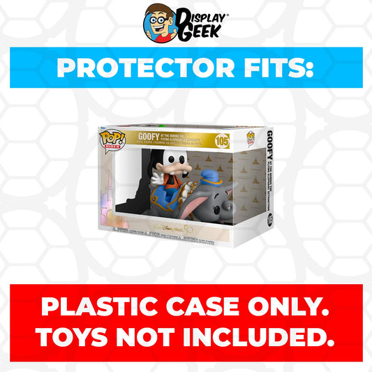 Pop Protector for Goofy Dumbo Flying Elephant Attraction #105 Funko Pop Rides - PPG Pop Protector Guide Search Created by Display Geek