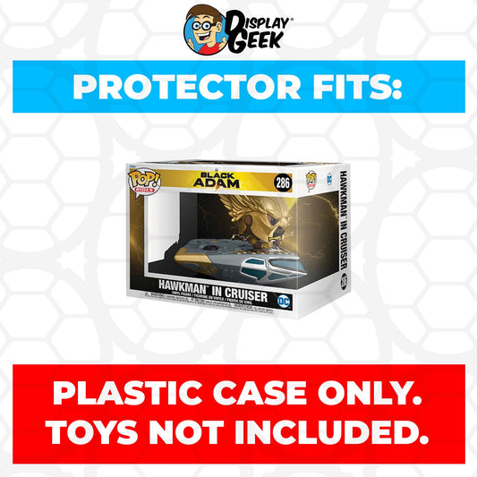 Pop Protector for Hawkman in Cruiser #286 Funko Pop Rides - PPG Pop Protector Guide Search Created by Display Geek