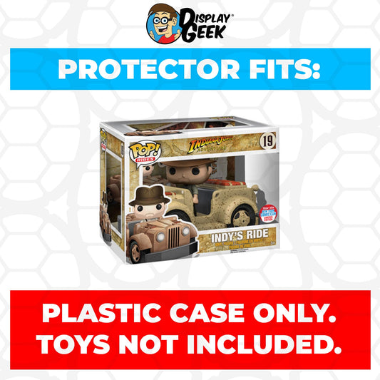 Pop Protector for Indy's Ride NYCC #19 Funko Pop Rides - PPG Pop Protector Guide Search Created by Display Geek