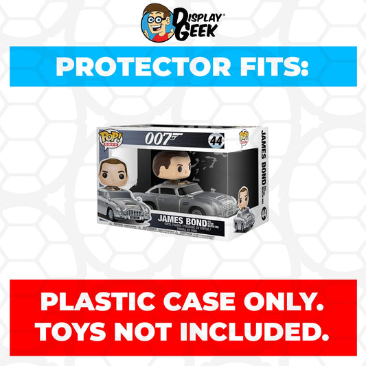 Pop Protector for James Bond with Aston Martin DB5 #44 Funko Pop Rides - PPG Pop Protector Guide Search Created by Display Geek