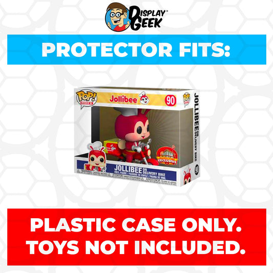 Pop Protector for Jollibee on Delivery Bike Funko Pop Rides - PPG Pop Protector Guide Search Created by Display Geek