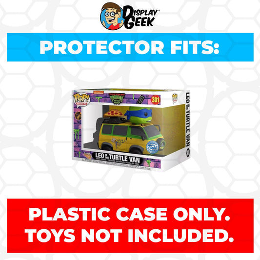 Pop Protector for Leo in the Turtle Van #301 TMNT Funko Pop Rides - PPG Pop Protector Guide Search Created by Display Geek