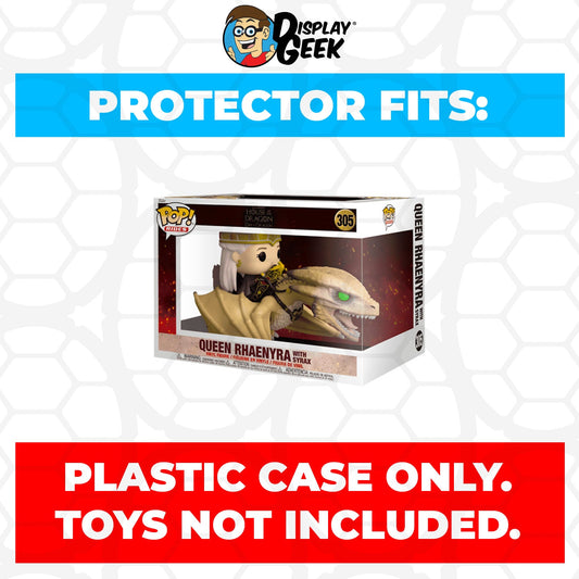 Pop Protector for Queen Rhaenyra with Syrax #305 Funko Pop Rides on The Protector Guide App by Display Geek